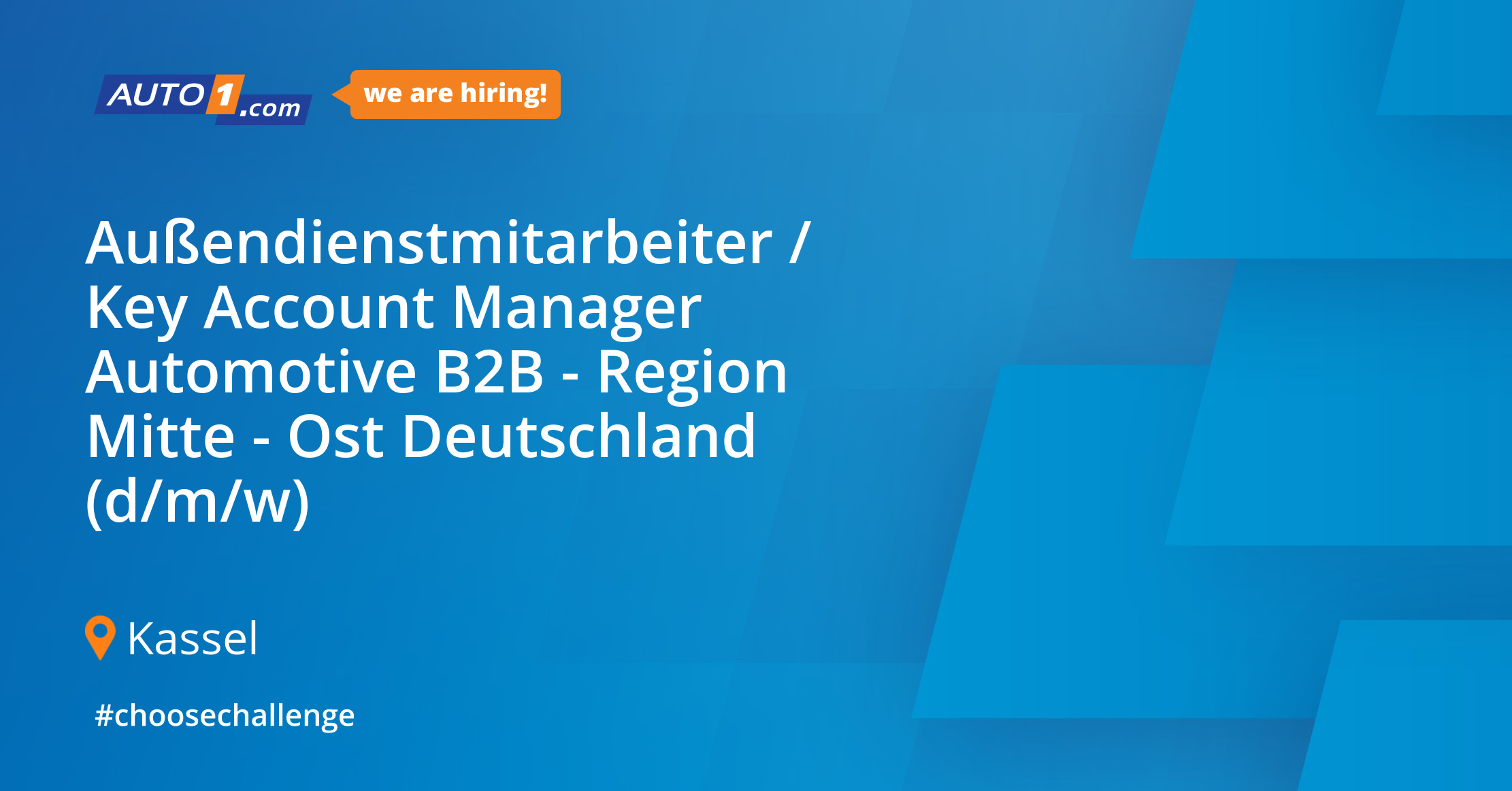 Außendienstmitarbeiter / Key Account Manager Automotive B2B - Region ...